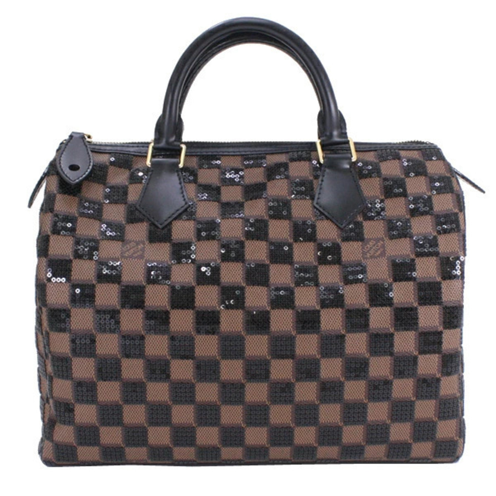 Louis Vuitton Paillette Damier Black Speedy Sequin Black